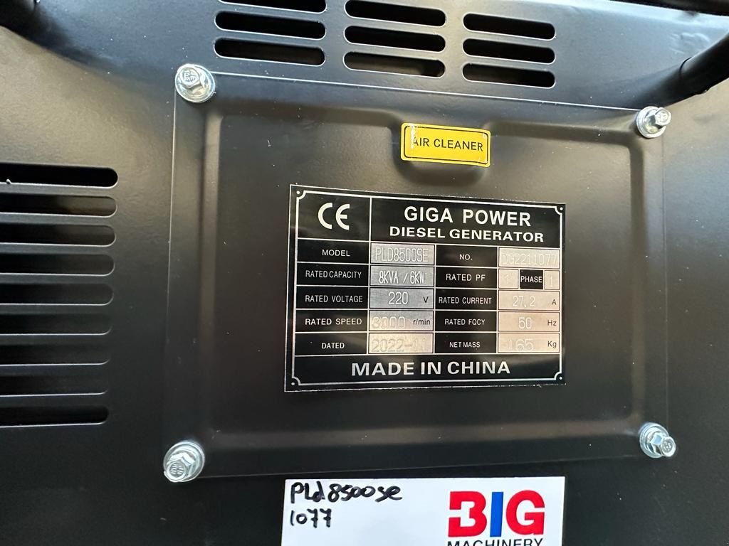 Notstromaggregat des Typs Sonstige Giga power 8 kVA generator - PLD8500SE, Neumaschine in Velddriel (Bild 10)