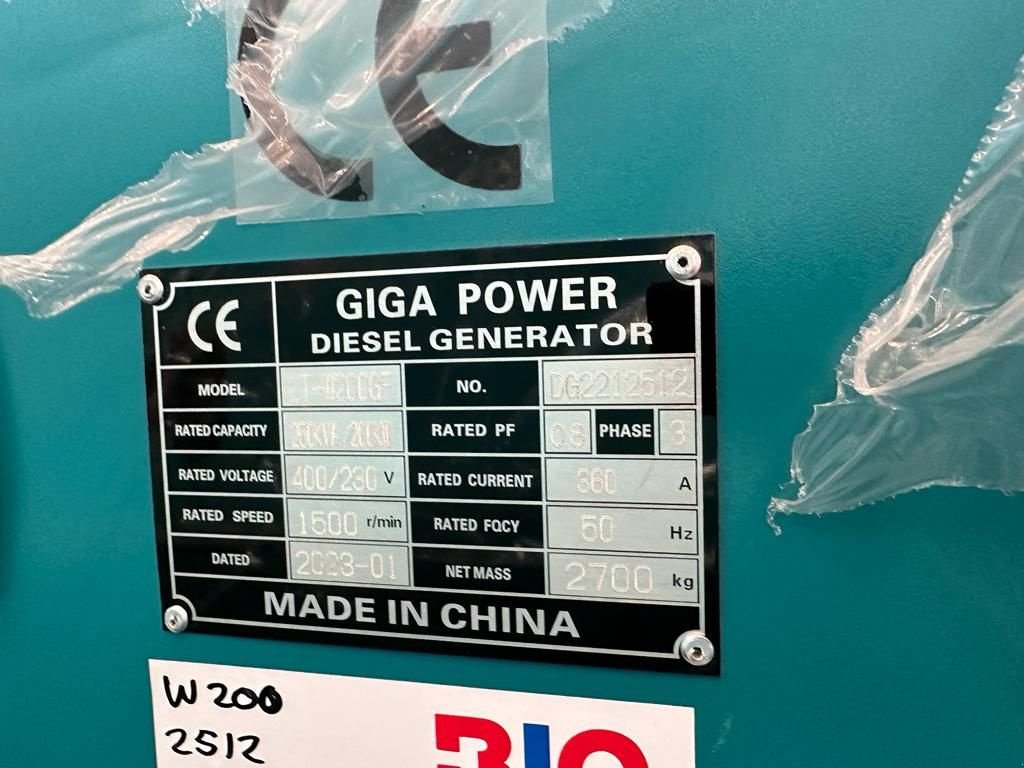 Notstromaggregat van het type Sonstige Giga power Giga power 250 kVa silent generator set - LT-W200GF, Neumaschine in Velddriel (Foto 10)