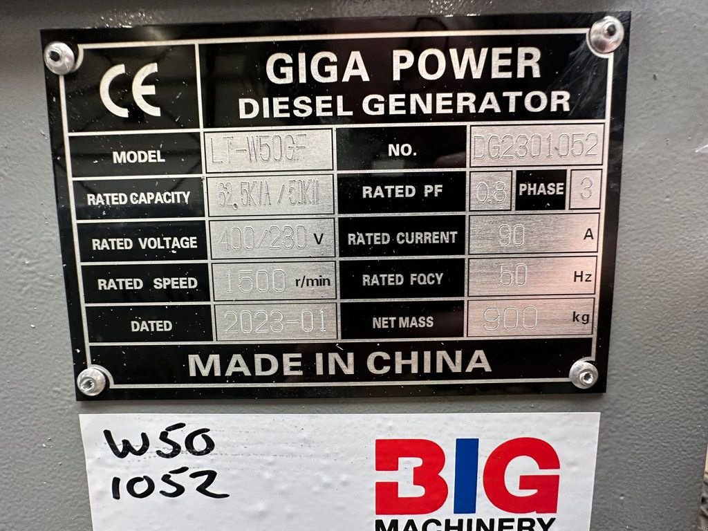 Notstromaggregat van het type Sonstige Giga power LT-W50-GF 62.5KVA silent set, Gebrauchtmaschine in Velddriel (Foto 11)