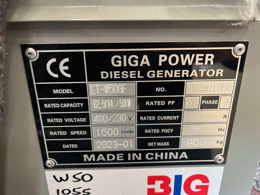 Notstromaggregat tip Sonstige Giga power LT-W50-GF 62.5KVA silent set, Gebrauchtmaschine in Velddriel (Poză 11)