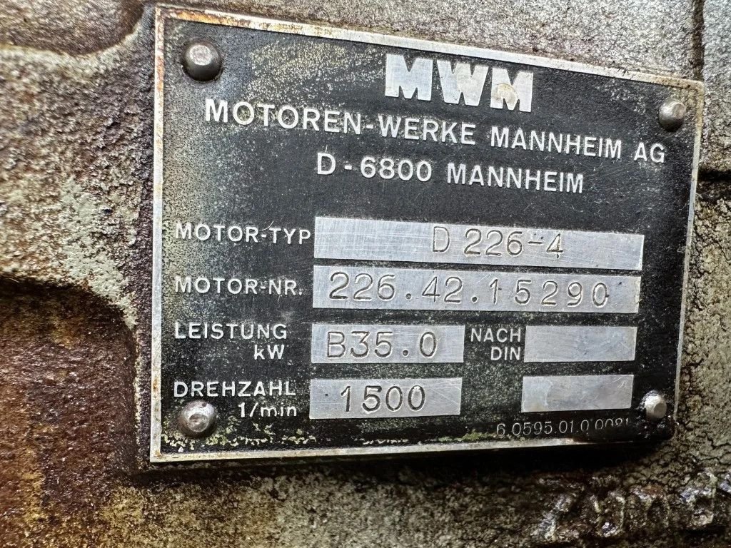 Notstromaggregat типа Sonstige MWM D 226-4 AvK 35 kVA Marine generatorset, Gebrauchtmaschine в VEEN (Фотография 3)