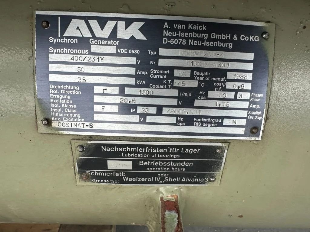 Notstromaggregat tipa Sonstige MWM D 226-4 AvK 35 kVA Marine generatorset, Gebrauchtmaschine u VEEN (Slika 9)