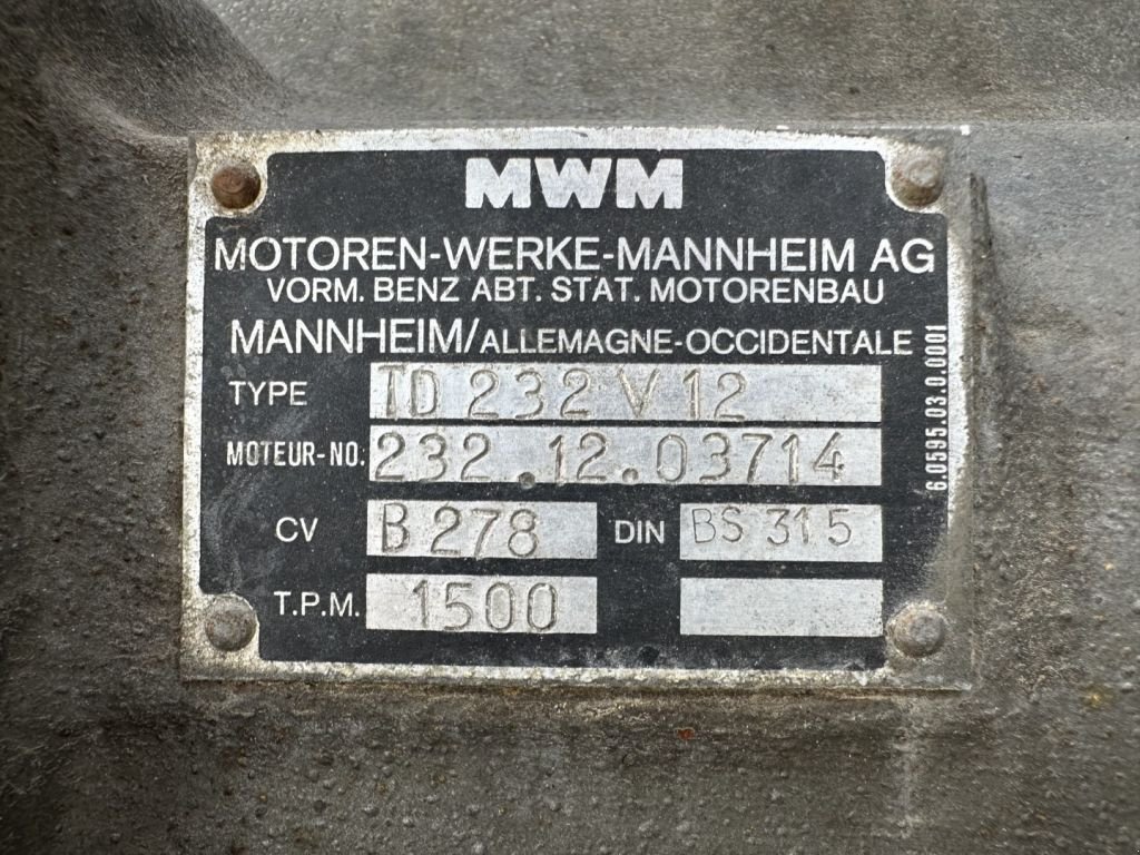 Notstromaggregat Türe ait Sonstige MWM TD 232 V12 Leroy Somer 265 kVA generatorset, Gebrauchtmaschine içinde VEEN (resim 8)