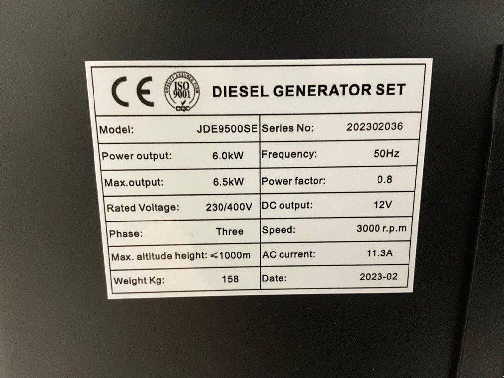 Notstromaggregat tipa Sonstige Ori Power JDE9500SE, Neumaschine u Antwerpen (Slika 5)