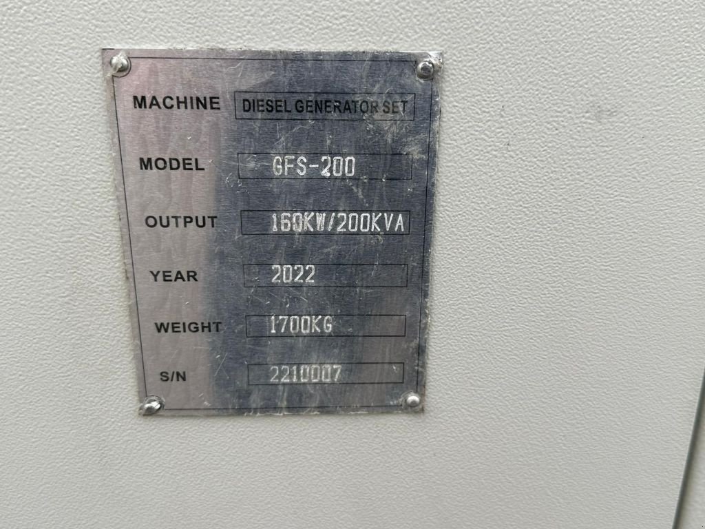 Notstromaggregat of the type Sonstige Ricardo 200 KVA (160KW) Silent Generator 3 Phase 50HZ 400V New U, Neumaschine in 'S-Hertogenbosch (Picture 10)