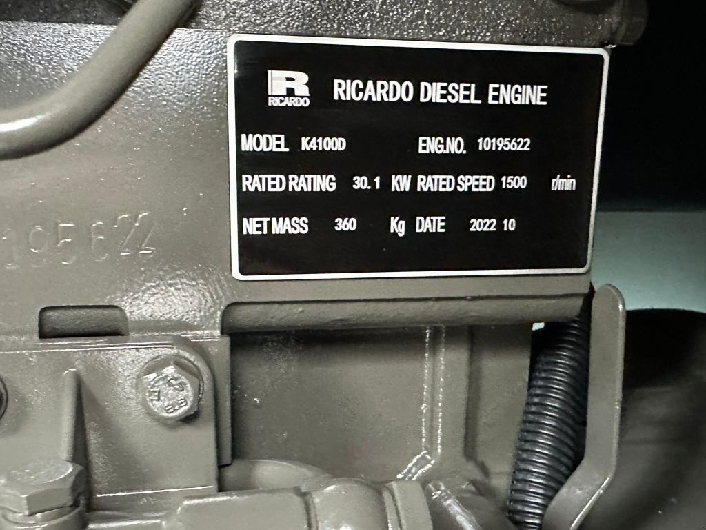 Notstromaggregat του τύπου Sonstige Ricardo 30 KVA (24KW) Silent Generator 3 Phase 50HZ 400V New Unu, Neumaschine σε 'S-Hertogenbosch (Φωτογραφία 9)