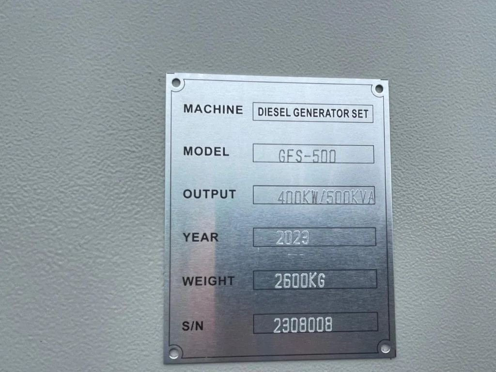 Notstromaggregat des Typs Sonstige Ricardo 500 KVA (400KW) Silent Generator 3 Phase ATS 50HZ 400V S, Neumaschine in 'S-Hertogenbosch (Bild 9)