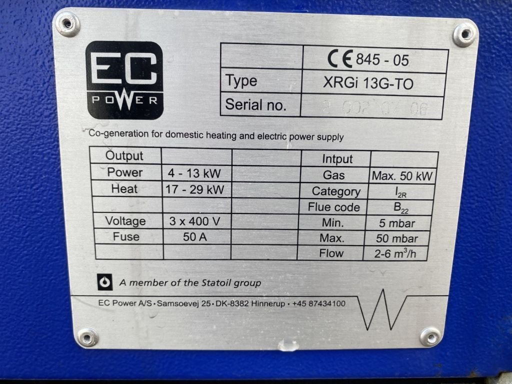 Notstromaggregat du type Toyota LPG Genset WKK EC Power XRGi 13G-TO Gas WKK 13 kW / 29 kW genera, Gebrauchtmaschine en VEEN (Photo 3)