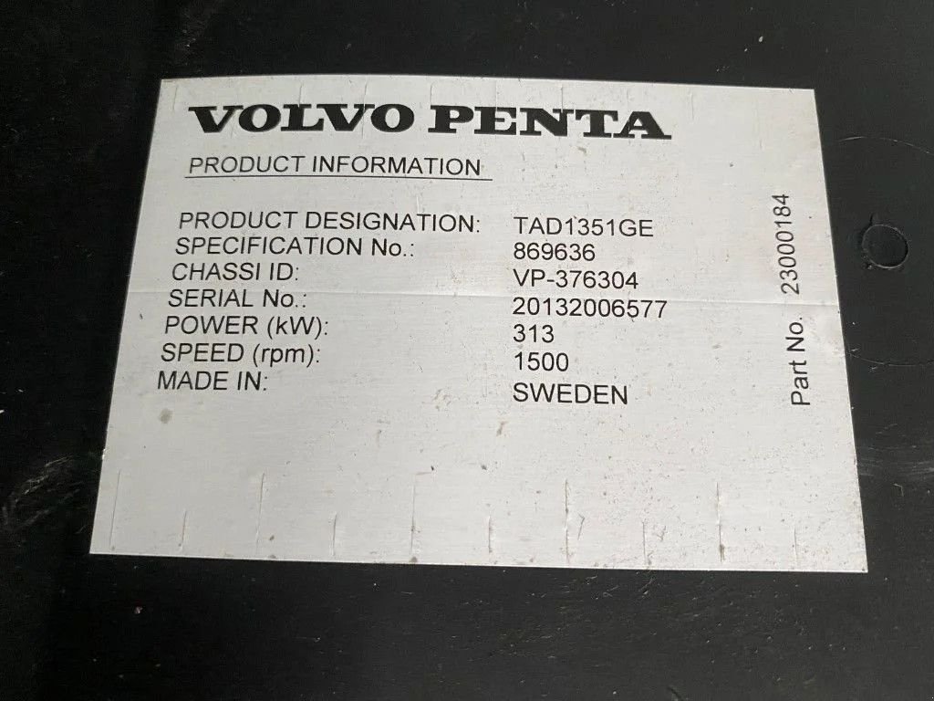 Notstromaggregat a típus Volvo 330 kVA TAD 1351 GE Silent generatorset NEW !, Neumaschine ekkor: VEEN (Kép 9)