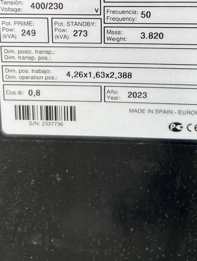 Notstromaggregat a típus Volvo TAD882GE - 275 kVA Stage V Generator - DPX-19029, Neumaschine ekkor: Oudenbosch (Kép 4)