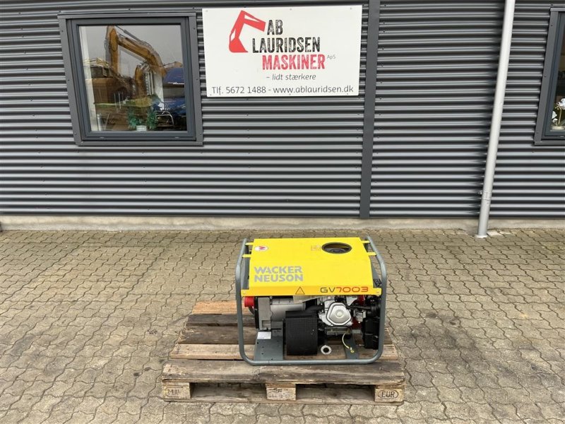 Notstromaggregat typu Wacker Neuson GV7003A 400volt generator, Gebrauchtmaschine v Rønnede (Obrázek 1)