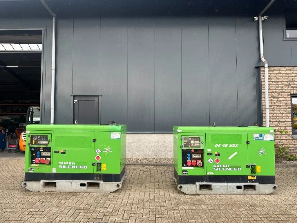 Notstromaggregat Türe ait Yanmar 4TNV98T-ZGMF Mosa 45 kVA Silent Rental generatorset, Gebrauchtmaschine içinde VEEN (resim 5)