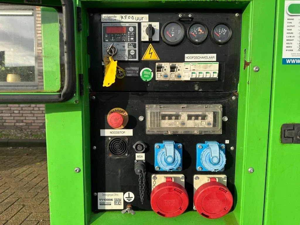 Notstromaggregat van het type Yanmar MOSA GE20YSX-EAS 20 kVA Silent Rental generatorset, Gebrauchtmaschine in VEEN (Foto 3)