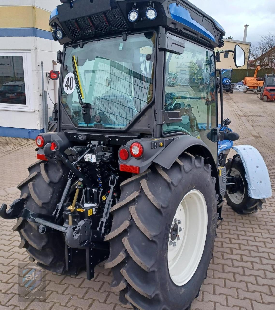 Obstbautraktor Türe ait New Holland T4.110FCABSTAGEV, Neumaschine içinde Mörstadt (resim 4)