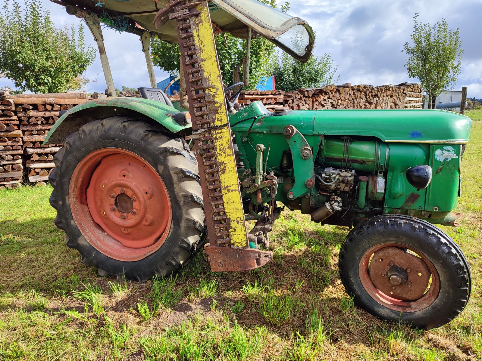 Oldtimer-Traktor typu Deutz D 40.2, Gebrauchtmaschine w Kressberg (Zdjęcie 2)