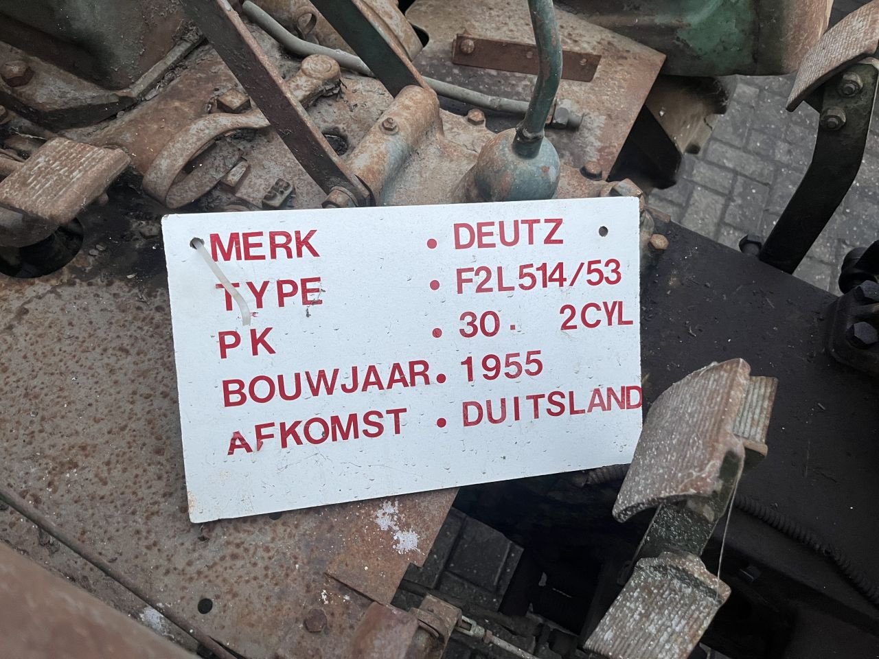 Oldtimer-Traktor a típus Deutz F2l514, Gebrauchtmaschine ekkor: Oirschot (Kép 5)