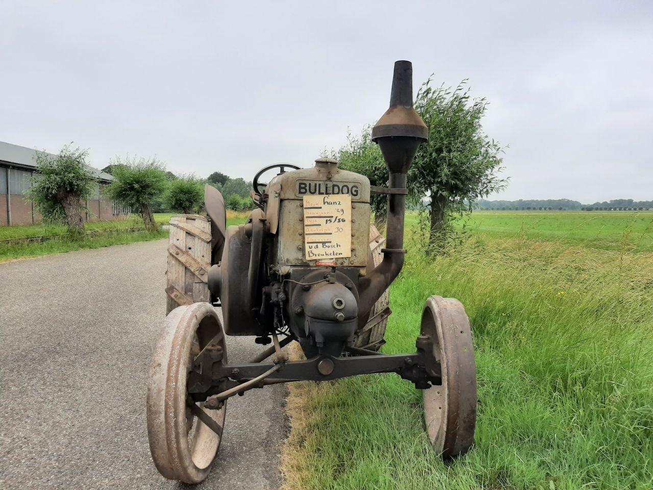 Oldtimer-Traktor Türe ait Lanz 15/30, Gebrauchtmaschine içinde Breukelen (resim 2)