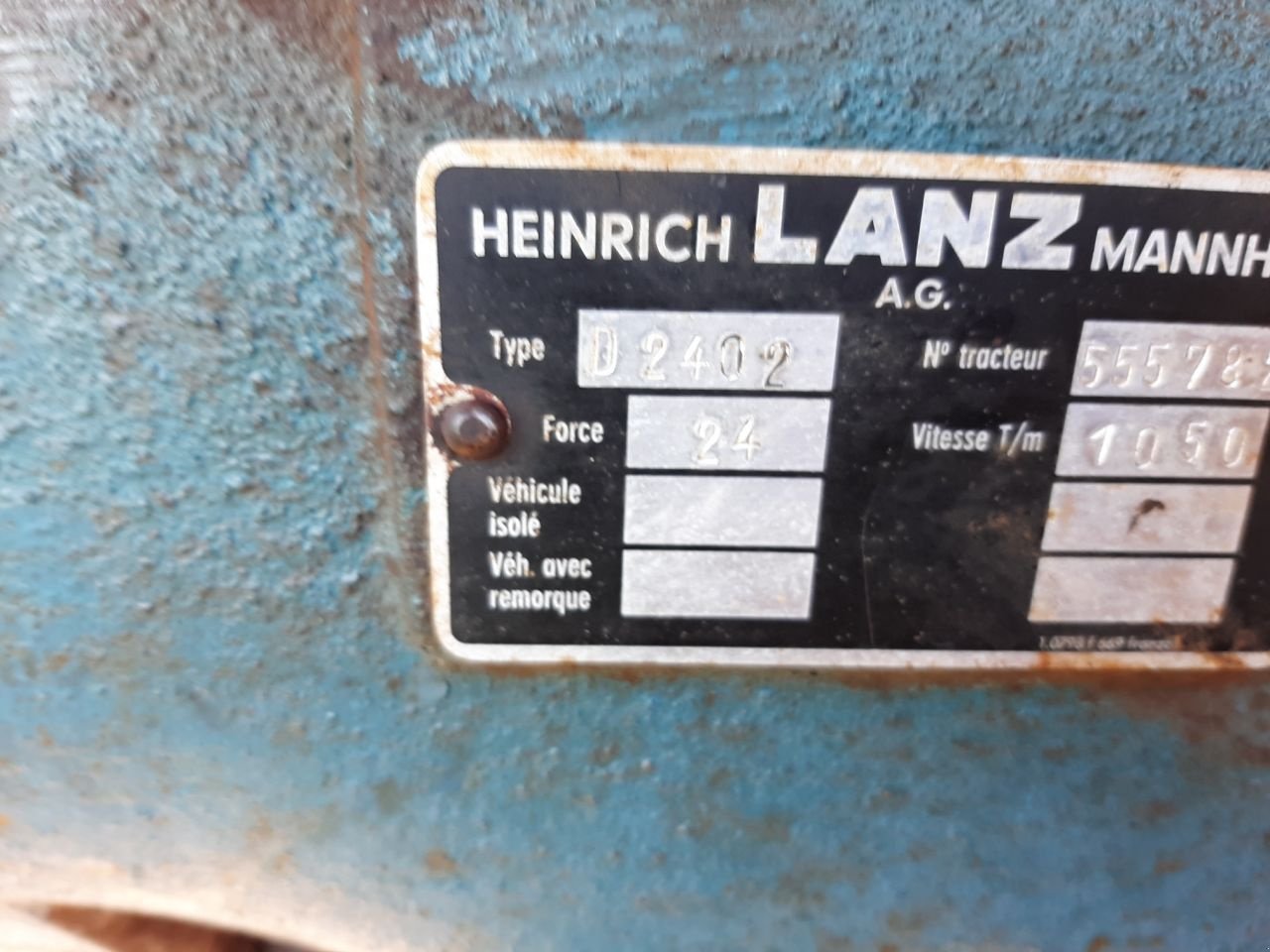 Oldtimer-Traktor du type Sonstige Lanz Bulldog D2402, Gebrauchtmaschine en Breukelen (Photo 5)