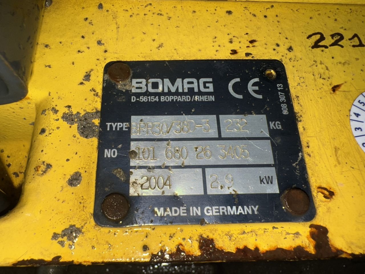 Packer & Walze a típus Bomag BPR 30/38 D3, Gebrauchtmaschine ekkor: Hardinxveld giessendam (Kép 5)