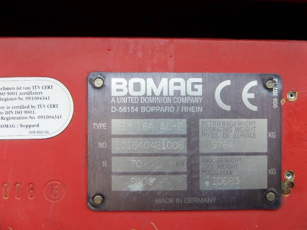 Packer & Walze типа Bomag BW 164 AC, Gebrauchtmaschine в Rucphen (Фотография 5)