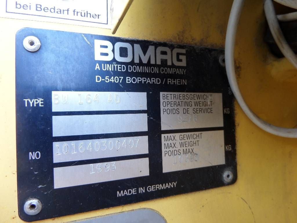 Packer & Walze za tip Bomag BW 164 AD-2, Gebrauchtmaschine u Rucphen (Slika 5)