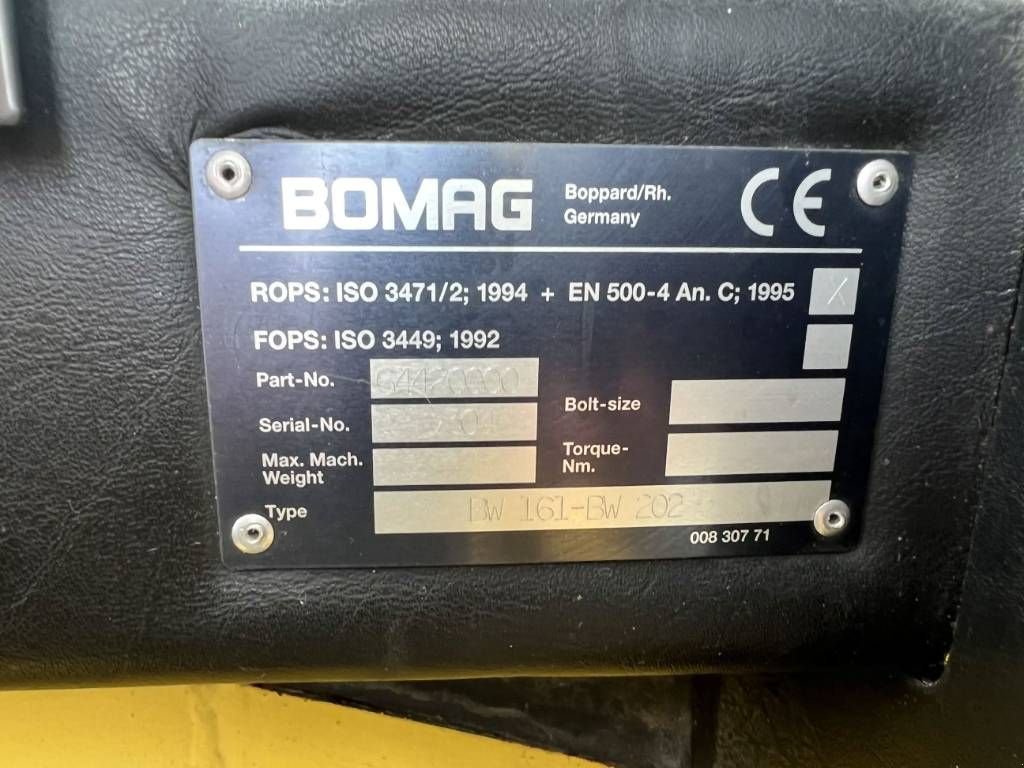 Packer & Walze типа Bomag BW164AC-2, Gebrauchtmaschine в Venlo (Фотография 9)