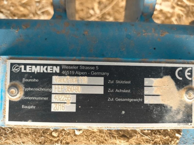 Packer & Walze typu Lemken DECHAUMEUR, Gebrauchtmaschine v HERIC (Obrázek 3)