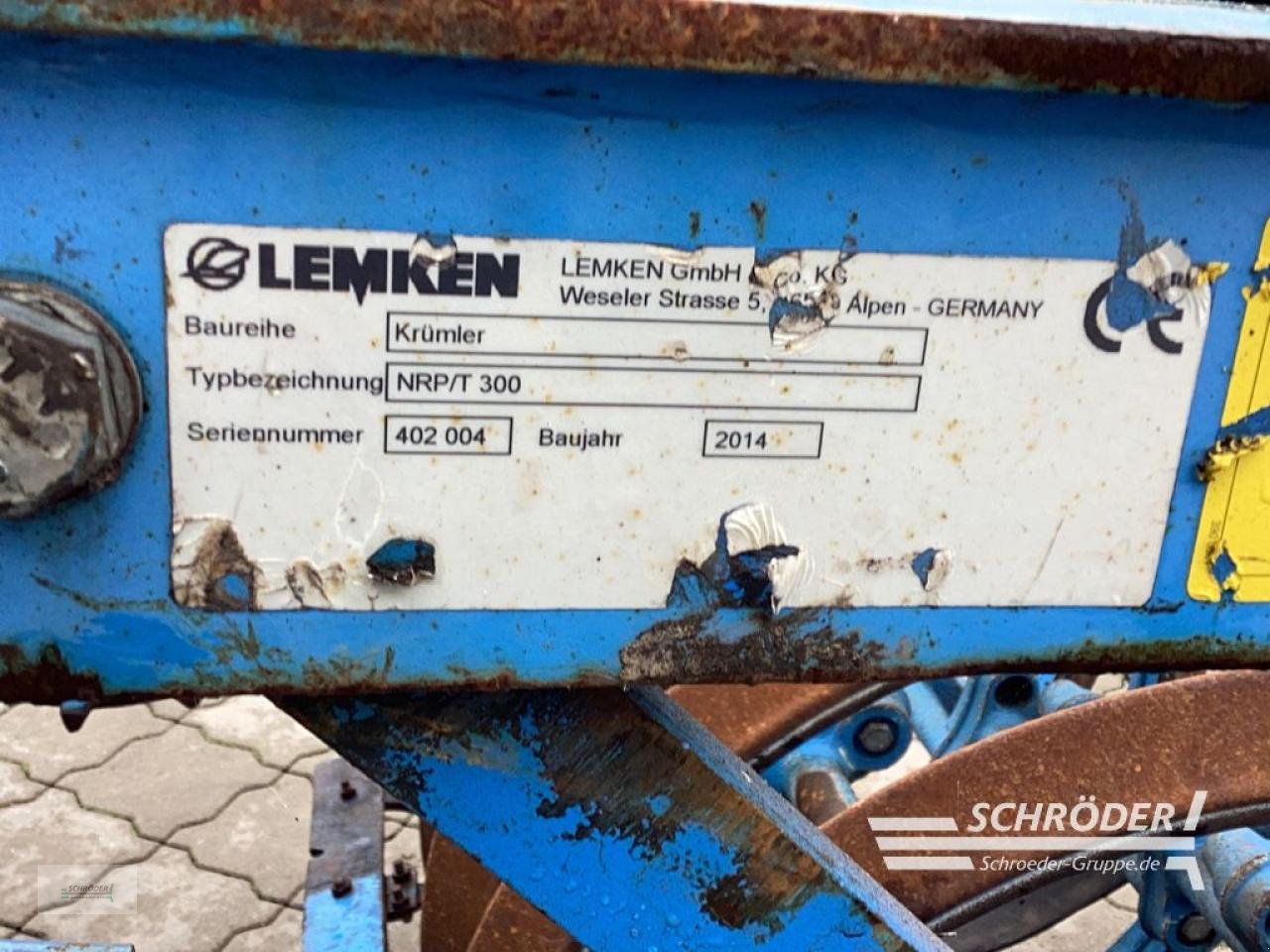 Packer & Walze типа Lemken KRÜMLER NRP/T 300, Gebrauchtmaschine в Hemmoor (Фотография 7)