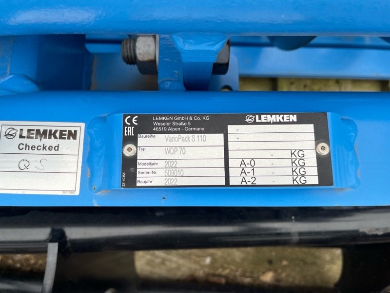 Packer & Walze za tip Lemken Vario-Pack S110 WDP 70, Neumaschine u Ebersbach (Slika 6)