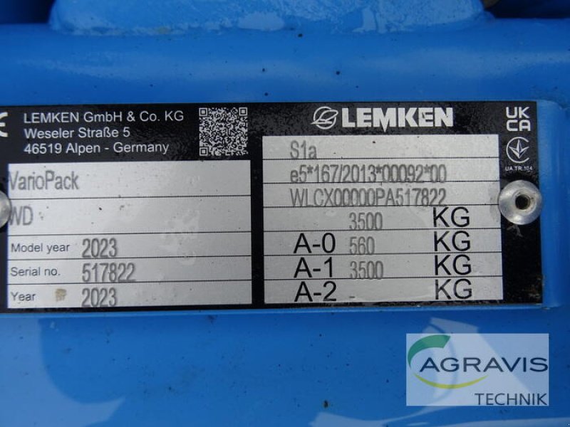 Packer & Walze от тип Lemken VARIOPACK 70 S 360, Gebrauchtmaschine в Uelzen (Снимка 5)