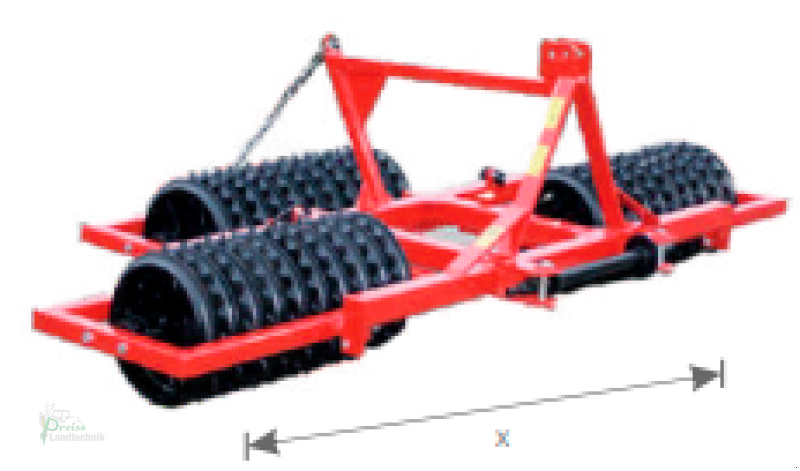 Packer & Walze tip PreissTec Dreiteilige Cambridge Walze, Neumaschine in Bad Kötzting (Poză 1)