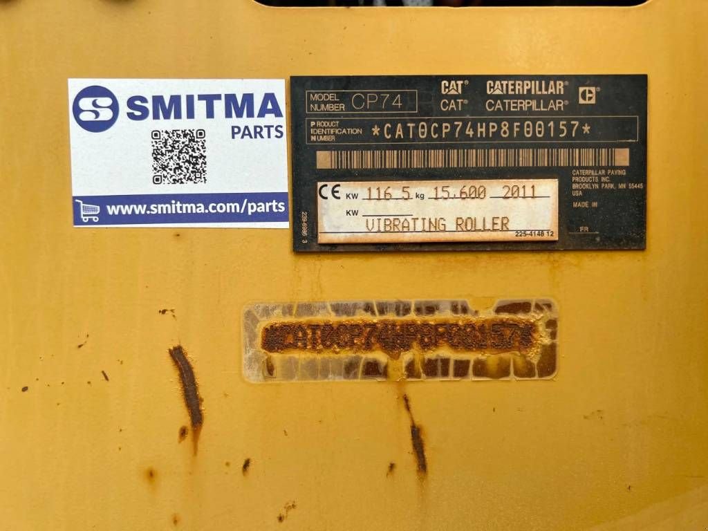 Packer & Walze tipa Sonstige Cat CP74, Gebrauchtmaschine u Venlo (Slika 8)