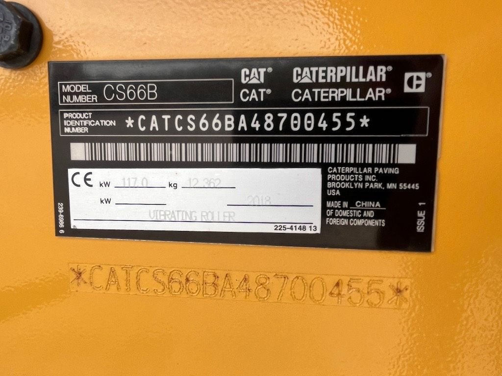 Packer & Walze typu Sonstige Cat CS 66 B, Gebrauchtmaschine v Oud Gastel (Obrázok 7)