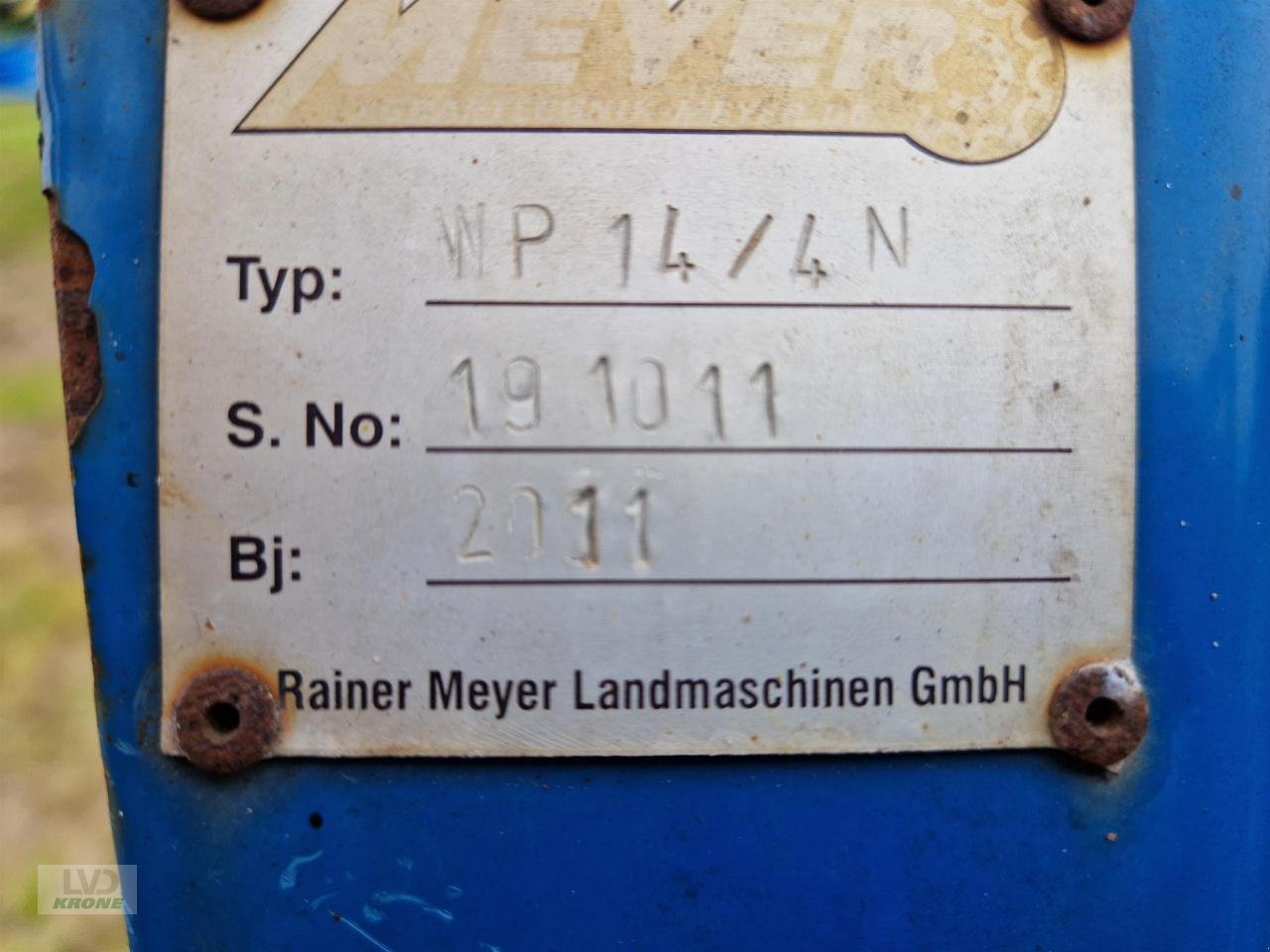 Packer & Walze типа Sonstige Meyer WP 14/4 N, Gebrauchtmaschine в Spelle (Фотография 10)