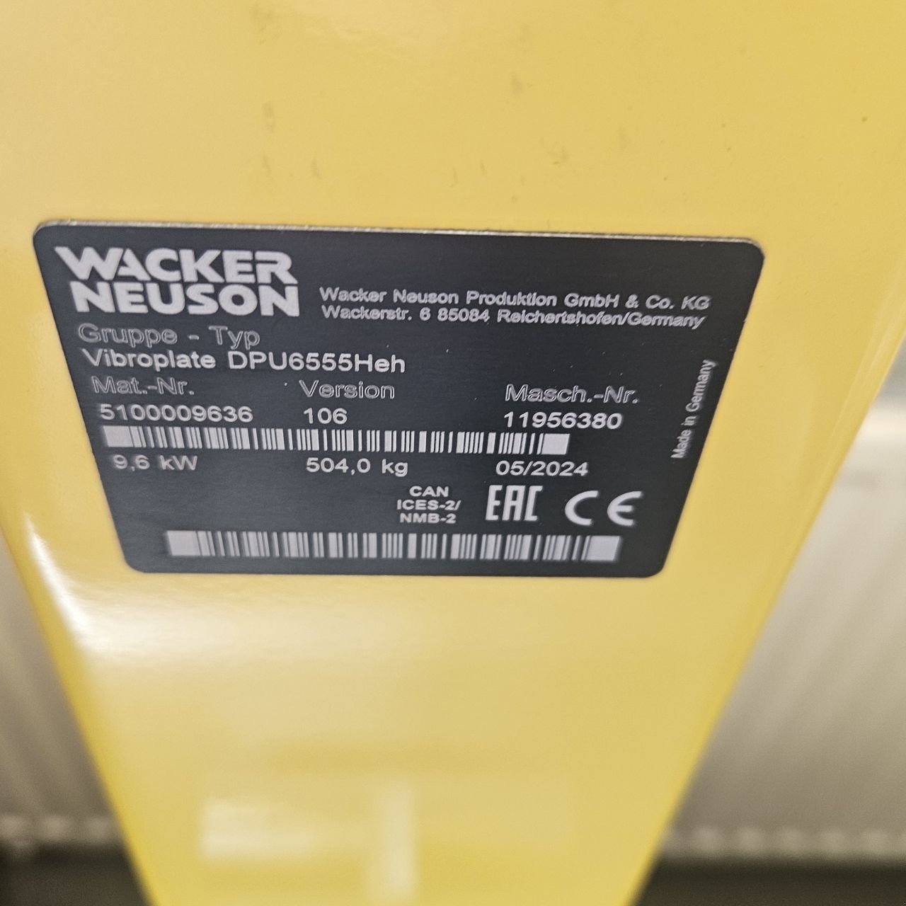 Packer & Walze Türe ait Sonstige Wacker Neuson DPU 6555, Neumaschine içinde EDE (resim 4)