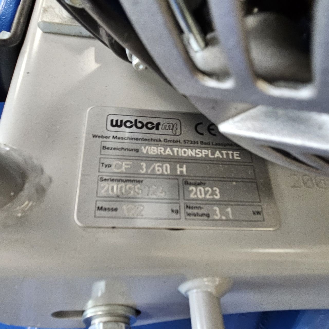 Packer & Walze tipa Sonstige Weber CF 3/60 H, Neumaschine u EDE (Slika 2)