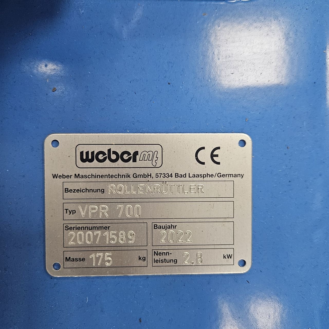 Packer & Walze typu Sonstige Weber VPR 700, Neumaschine v EDE (Obrázek 3)