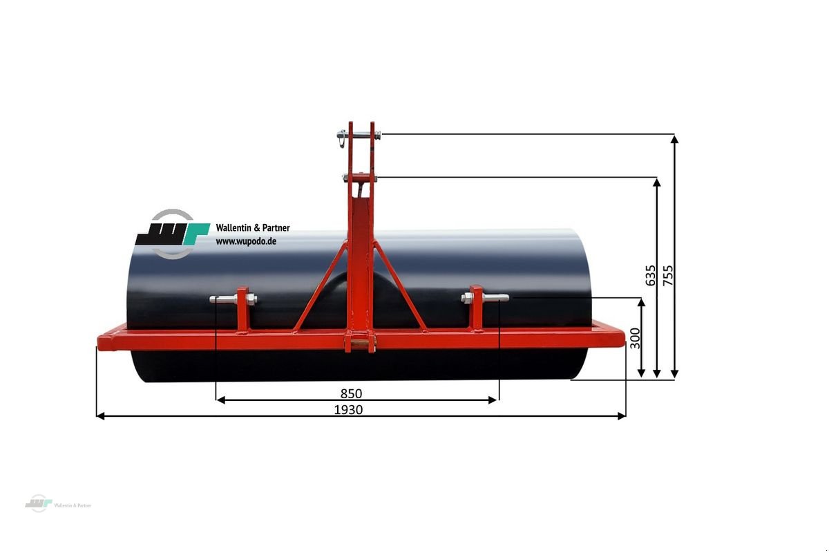 Packer & Walze del tipo Sonstige Wiesenwalze 1,80 m Kat. 1, Neumaschine en Wesenberg (Imagen 2)