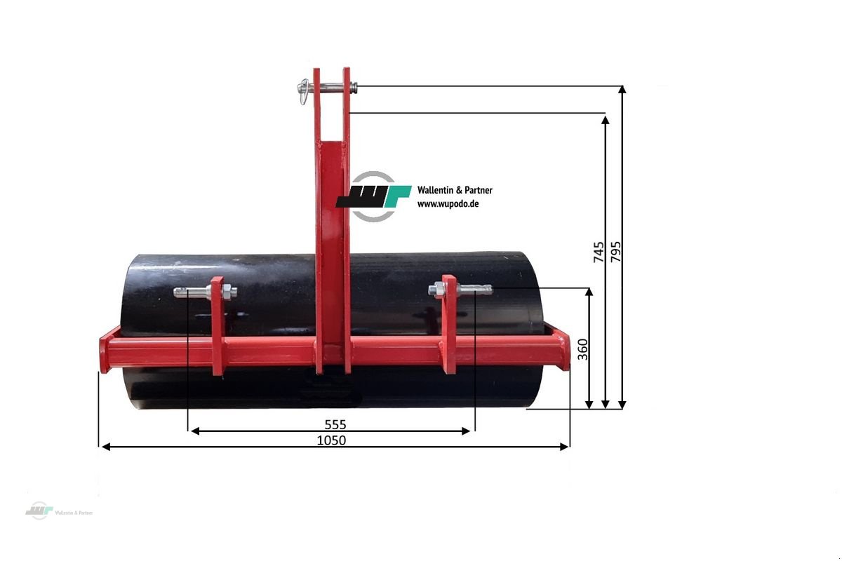 Packer & Walze del tipo Sonstige Wiesenwalze Rasenwalze Bodenwalze 1,00m ab 15 PS, Neumaschine In Wesenberg (Immagine 4)