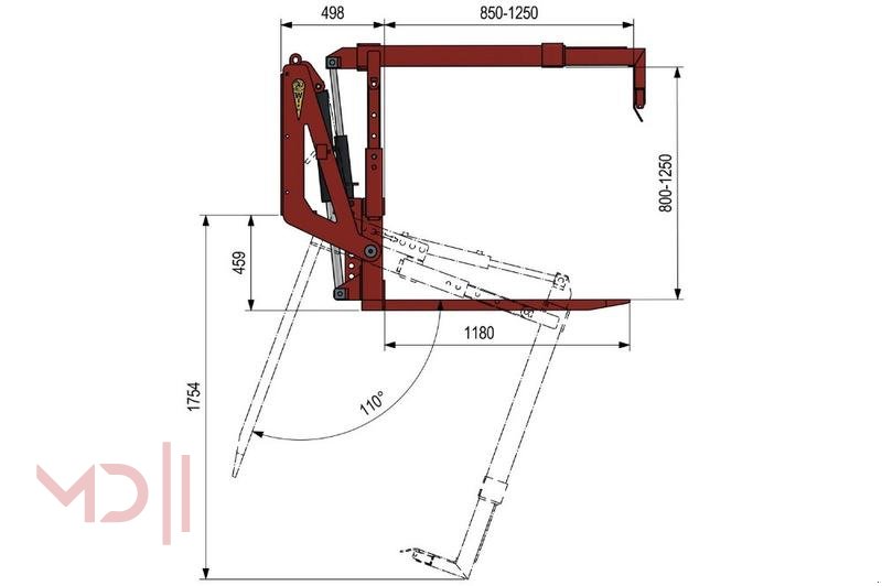 Palettengabel typu MD Landmaschinen Sonstiges, Neumaschine v Zeven (Obrázek 7)