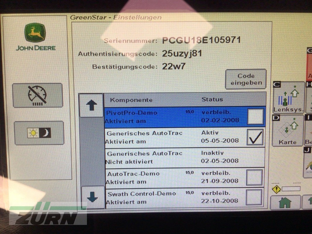 Parallelfahr-System tipa John Deere Display GS2 1800 AutoTrac, Gebrauchtmaschine u Rot am See (Slika 4)