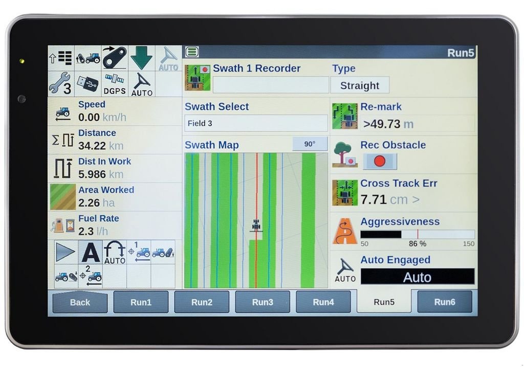 Parallelfahr-System del tipo Steyr S-TECH 700 PLUS Bedienterminal, Neumaschine en St. Marienkirchen (Imagen 5)