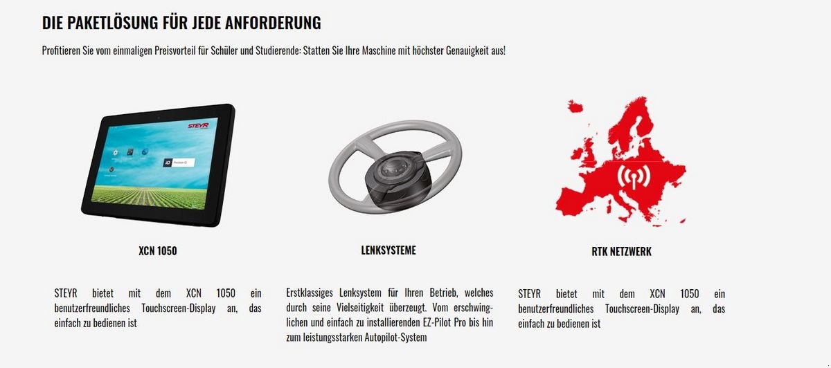 Parallelfahr-System του τύπου Trimble Lenksystem auf RTK Genauigkeit, Neumaschine σε Kirchschlag (Φωτογραφία 2)