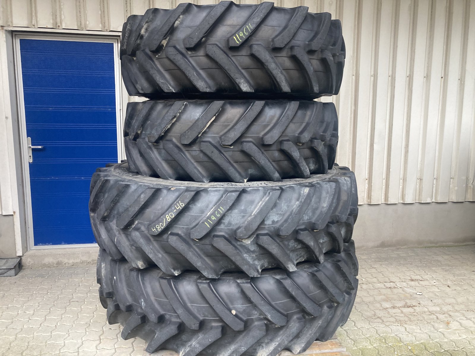 Pflegerad Türe ait Alliance 480/80-46" 460/85R30, Gebrauchtmaschine içinde Thisted (resim 1)