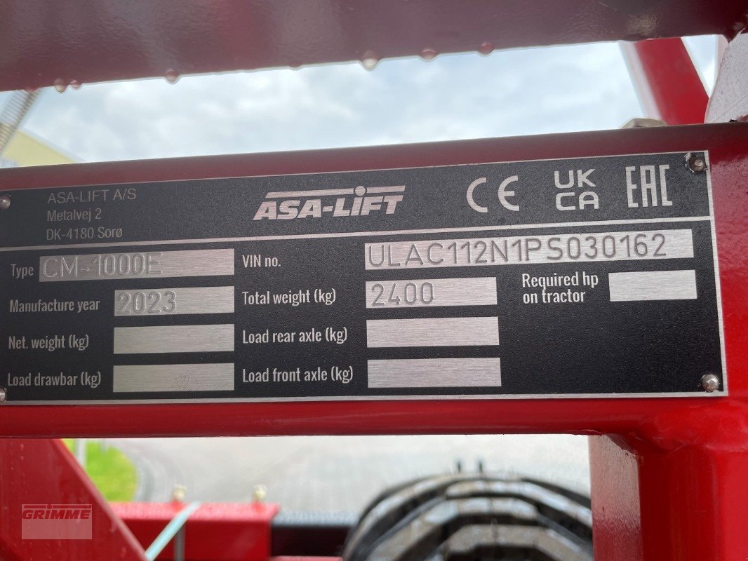 Pflückmaschine Türe ait ASA-Lift CM-1000E (Carrots), Gebrauchtmaschine içinde Damme (resim 14)