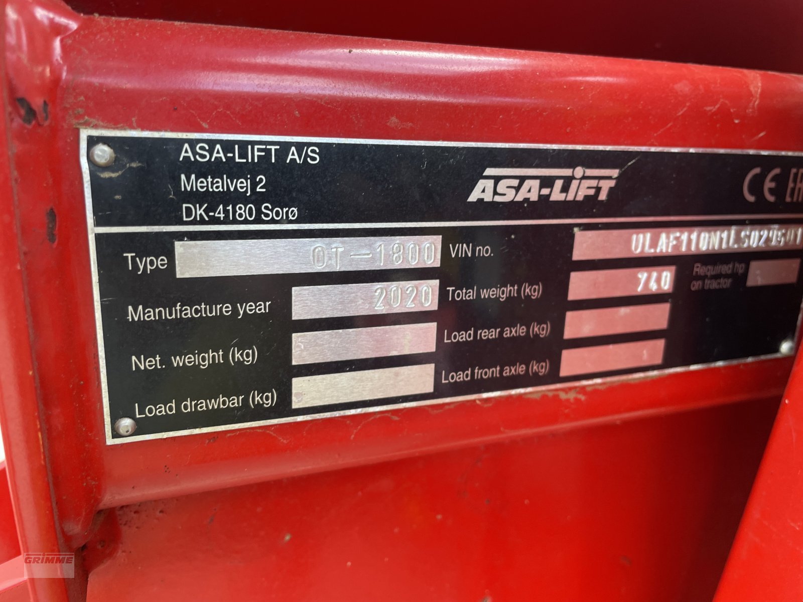 Pflückmaschine του τύπου ASA-Lift OT 1800F, Gebrauchtmaschine σε Roeselare (Φωτογραφία 8)