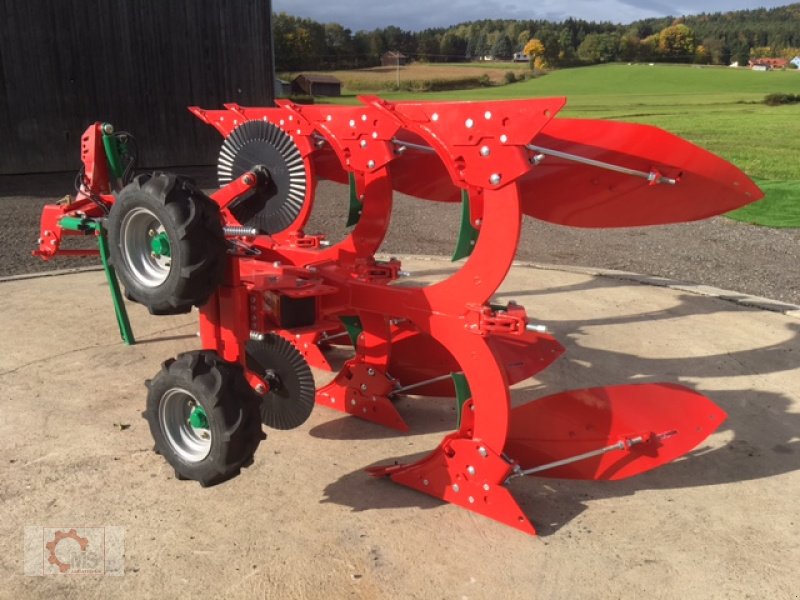 Pflug des Typs Agro-Masz POH 4 Hydraulische Steinsicherung XL Körper Doppelrad, Neumaschine in Tiefenbach (Bild 6)