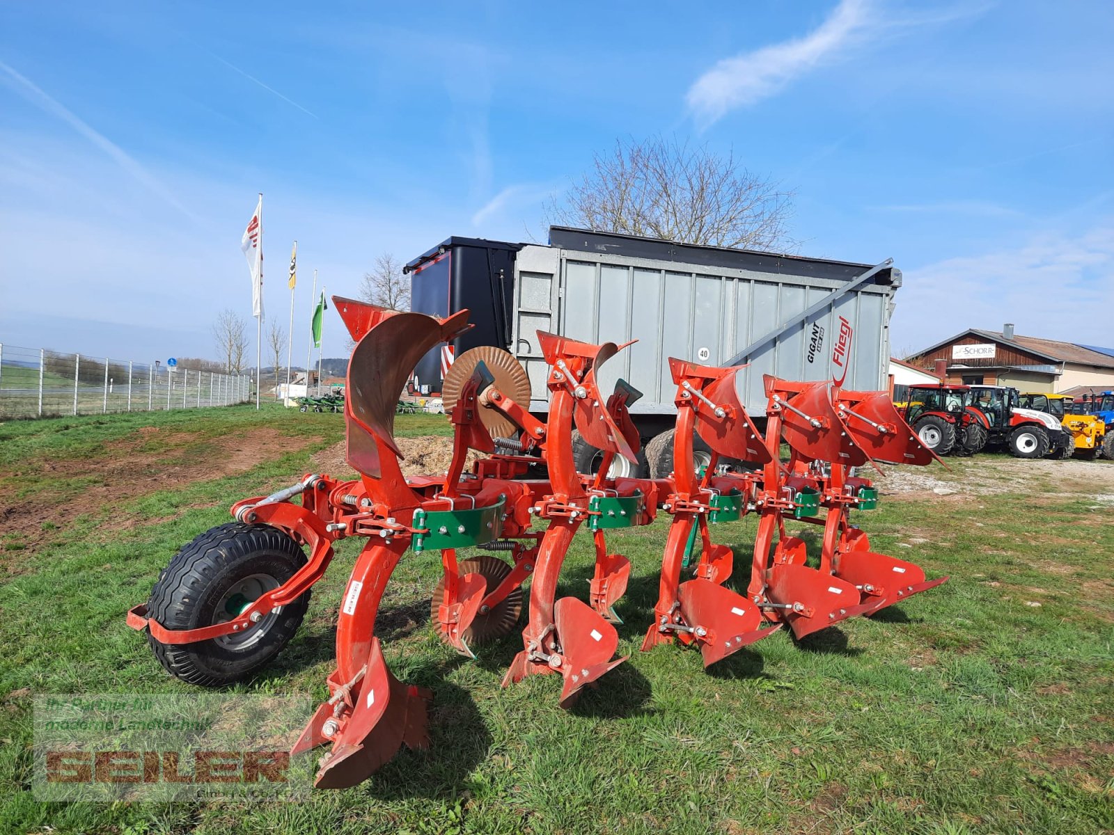 Pflug du type Agro-Masz POVR 5 XL Vario mit Steinsicherung, Gebrauchtmaschine en Ansbach (Photo 2)