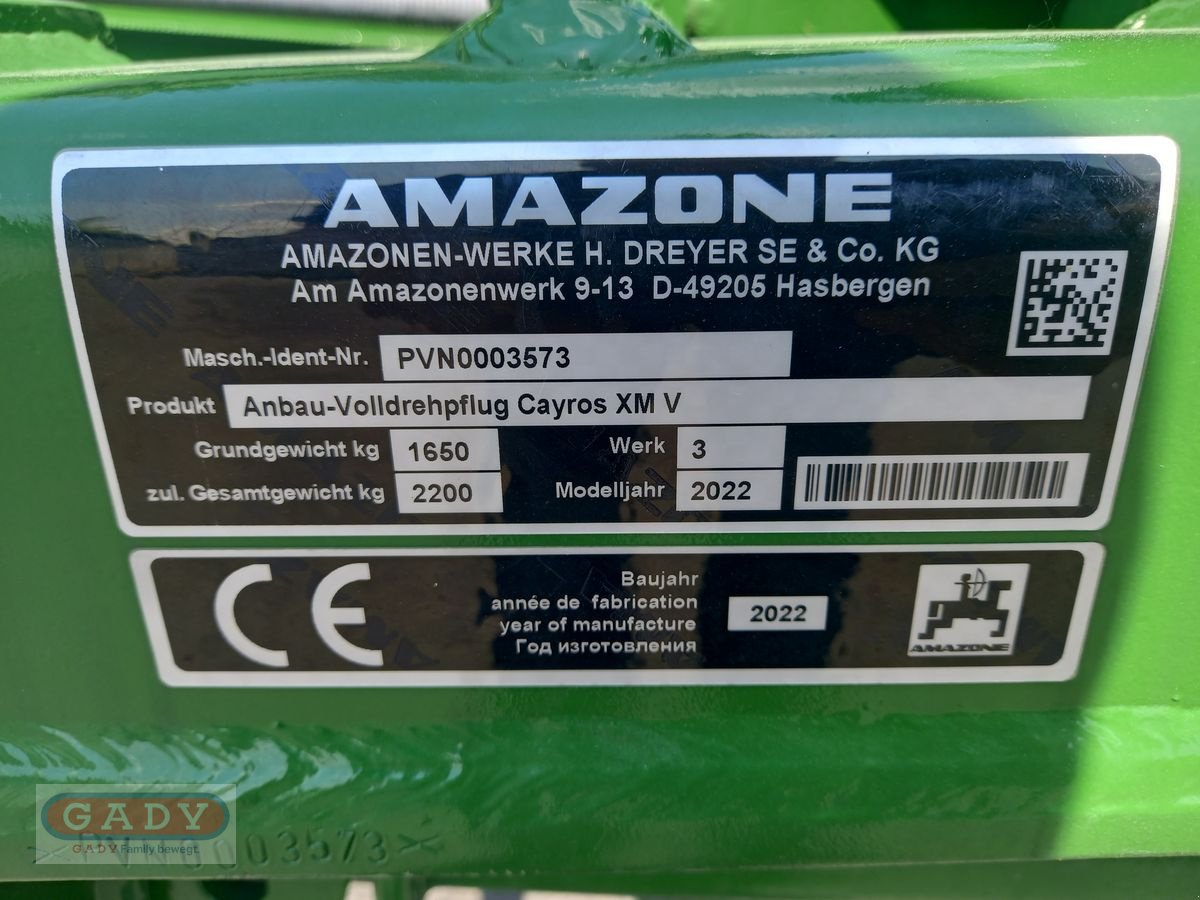 Pflug del tipo Amazone CAYROS XM 4-1050V PFLUG, Neumaschine en Lebring (Imagen 12)