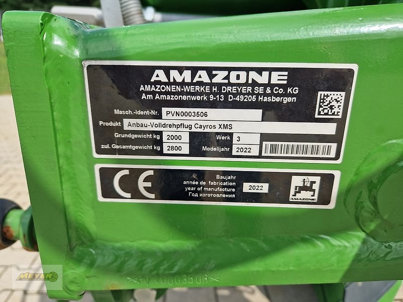 Pflug tipa Amazone Cayros XMS 5-950, Neumaschine u Andervenne (Slika 20)